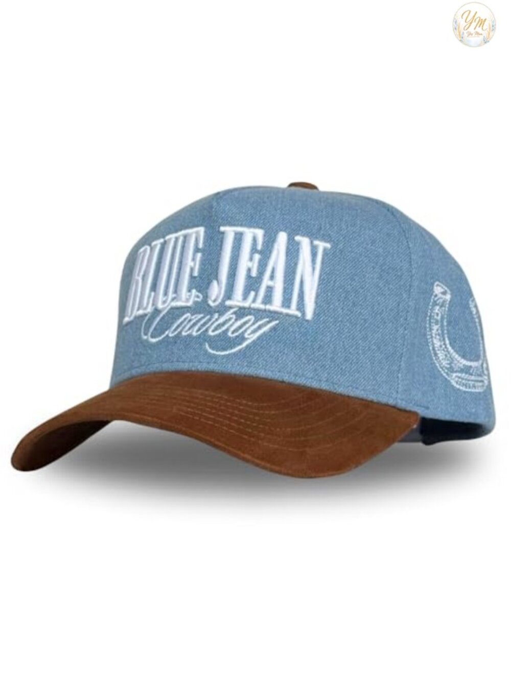 Vintage Western Trucker Hat Snapback Cotton Adjustable